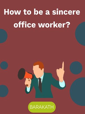 cover image of How to Be a Sincere Office Worker?